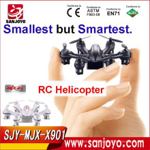 MJX 2.4G mini quadcopter x901 helicóptero RC helicóptero hexa de 6 ejes quadcopter drone helicóptero de control remoto